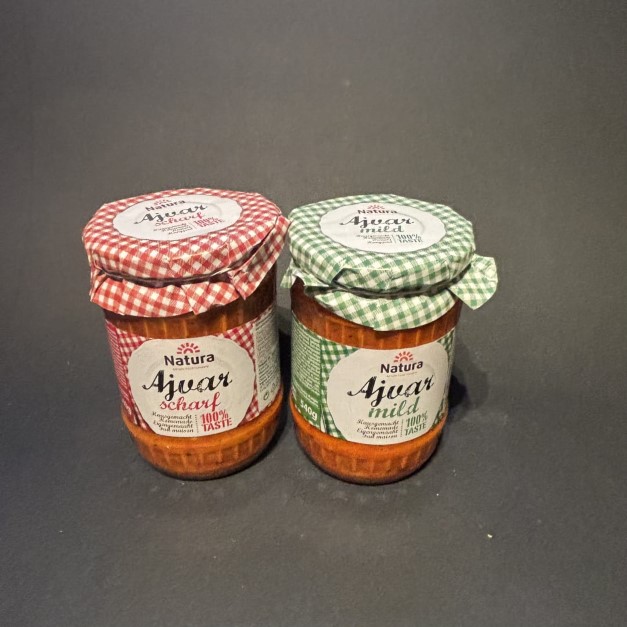 Ajvar Natura hot mild (Sauzen)
