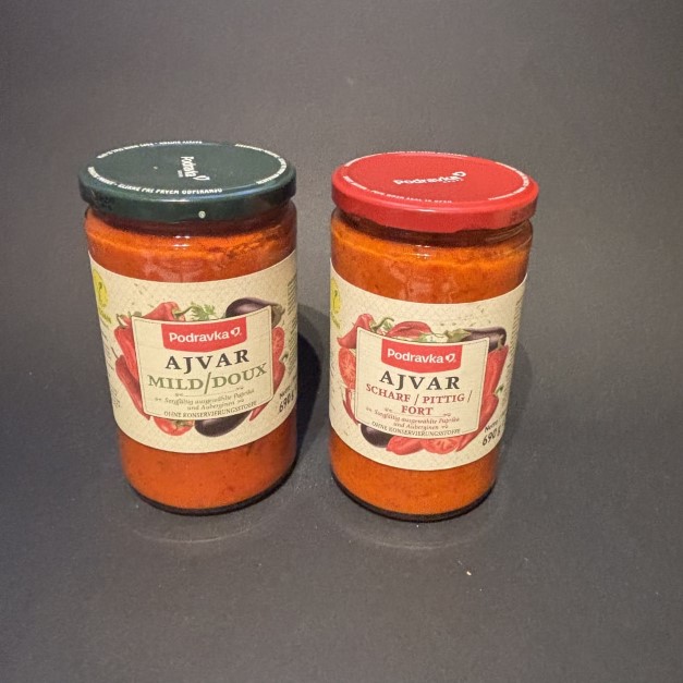 Ajvar Podravka hot mild (Sauzen)