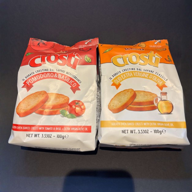 Crosti crackers tomaat basilicum olijfolie (Crackers)