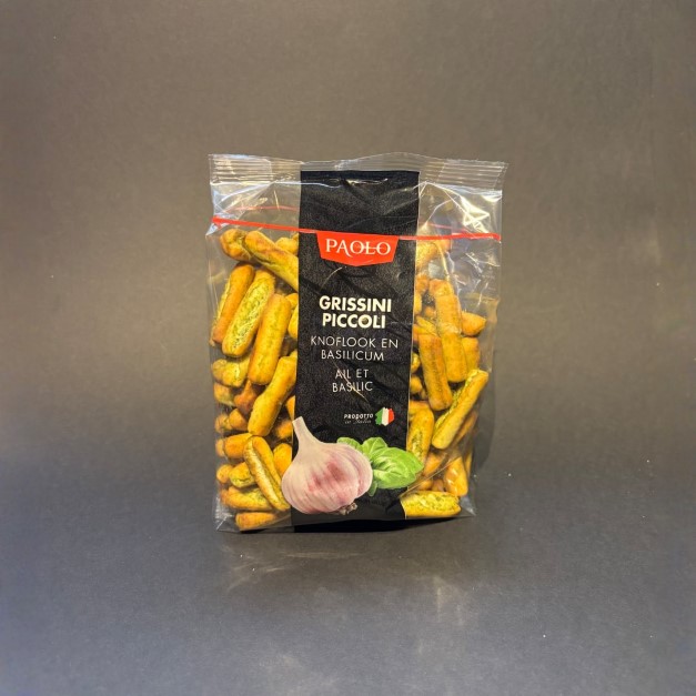 Grissini Piccoli knoflook basilicum (Crackers)