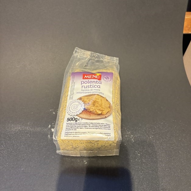 Polenta rustica Menu (Meel en Granen)