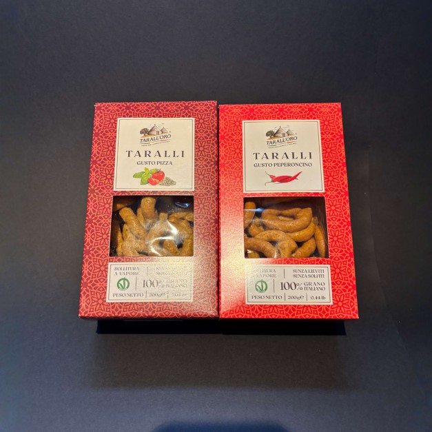 Taralli crackers tomaar basilicum peperoncino (Crackers)